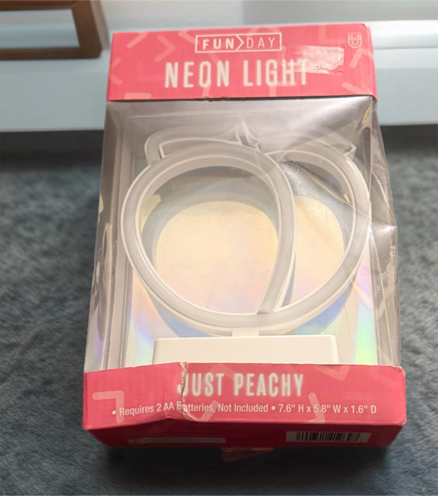 Peach Shaped Neon Light