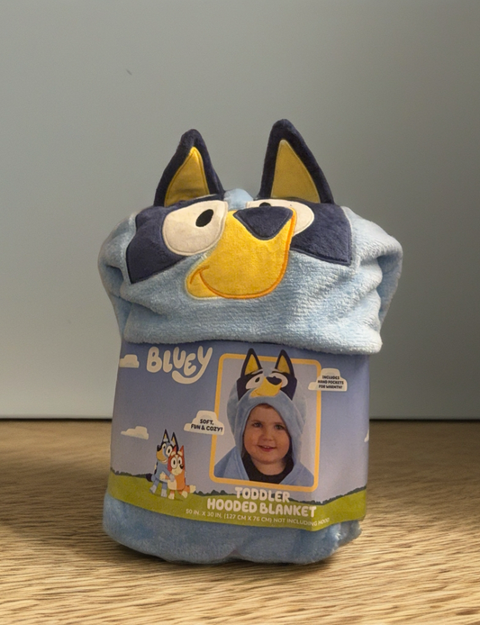Bluey Toddler Hooded Blanket