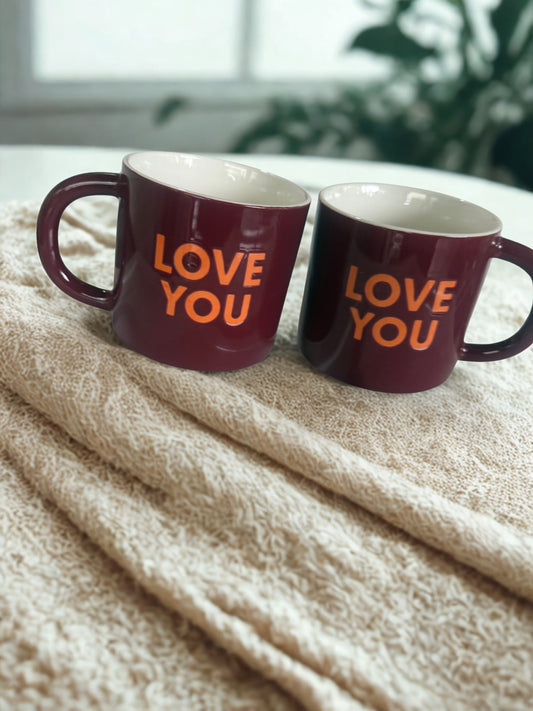 2 pack of Love You Mug Set